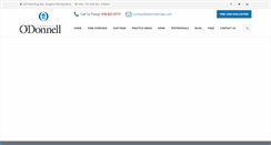 Desktop Screenshot of odonnell-law.com