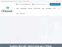 Tablet Screenshot of odonnell-law.com